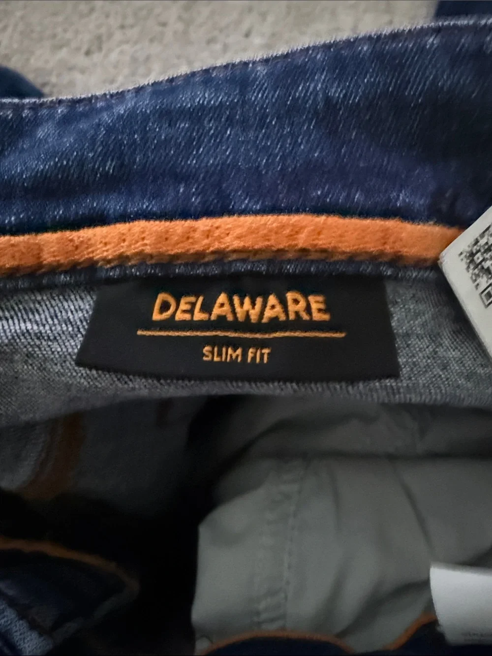 Boss Slim Straight Jeans in Dark Blue Wash
